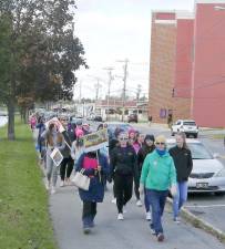 A scene from last year's CROP Walk in Monroe. This year's walk will be held Oct. 27.