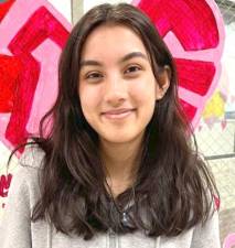 MWHS senior Anushree Buragohain.