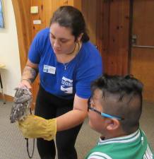 What a hoot: Campers met animals at the Wildlife Education Center.
