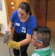 What a hoot: Campers met animals at the Wildlife Education Center.