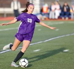 M-W’s Alyssa Zollo scored the game winning goal in the second half against Pine Bush.