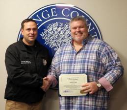 Orange County Executive Steven M. Neuhaus (left) and Tommy O’Toole. Photo provided by Orange County.