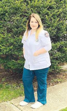 She’s just about six weeks away from graduating with a nursing degree from SUNY Orange, and if the COVID-19 outbreak reminded Cara Aubry-Shea of Monroe of anything, it’s that she’s ready to become a nurse.