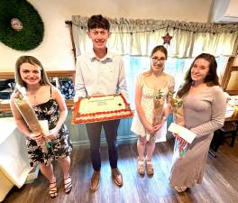 Women of Woodbury Maryella Kearney, Timothy Brogan, Alexi Ritter and Stephanie Brodsky (pictured left to right).