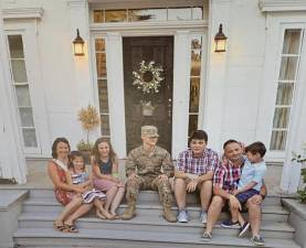 Dorey Houle shared a family picture. Left to right: Dorey, McKenna, Olivia, Harrison, Jake, Anthony, and Logan, all last name Houle (picture provided by Dorey Houle)