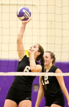 Jessica Ader's strong, all around play has helped the Crusaders earn a playoff spot this year.