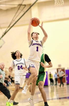 Jamie Reich, #1, scored 17 points in the game.
