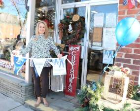 Nicole Repose, owner of Etched in Time in Warwick, is a strong supporter of Small Business Saturday. File photo by Roger Gavan.