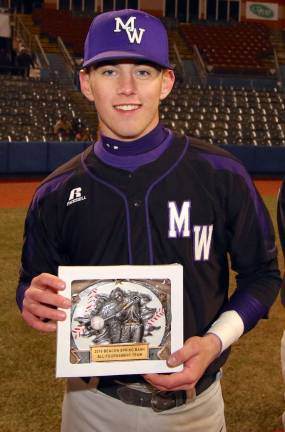 Nicholas Rivera's three innings of four strikeouts and no hit relief helped him take home All Tournament Team Honors.