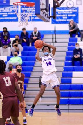 Jeremiah Arne scored 14 points in the championship game for the Crusaders.