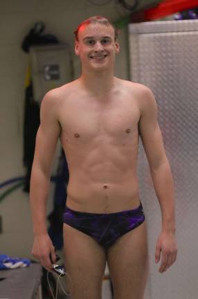 Ian Ackerman took first in the 200 individual medley and 100 free and helped the 200 free relay to a first-place finish.