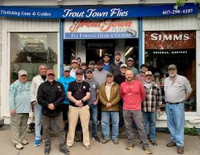Guided fishing trip for vets