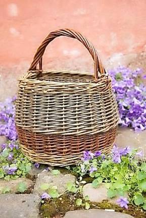 Handmade willow-basket