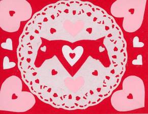 Children’s Valentine’s Day craft event at the museum