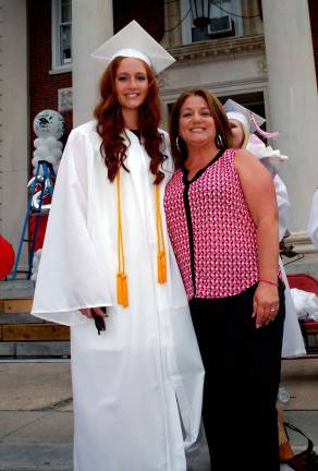 Samantha Kelm of Greenwood Lake and and her mother Kelli.