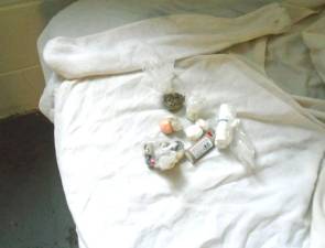 Contraband found in the possession of incoming Orange County Jail inmates.