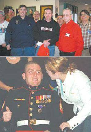 Monroe K of C raises $2,900 for Marine injured in Iraq