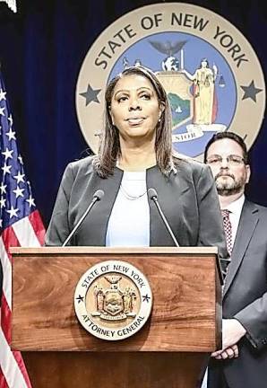 NYS Attorney General Letitia James
