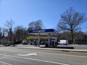 The Sunoco gas station on Route 32 in Central Valley, N.Y. Photo credit: Dina Comolli