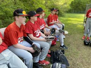 Members of the Tuxedo Modified Baseball Team.