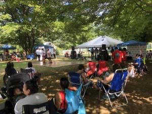Communing and dancing to Latino music at the 7th Annual Fiesta Latina