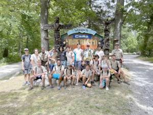 Mile swims and merit badges for Monroe Boy Scouts, camping amid heat and storms