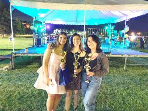 L-R: Sophia Batista, Jamie Calub, and Bianca Mangonon.