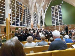 The Church of St. Stephen, the First Martyr, in Warwick was filled to capacity for a Christmastime concert performed by the Warwick Valley Chorale in December 2019. File photo by Terry Gavan.
