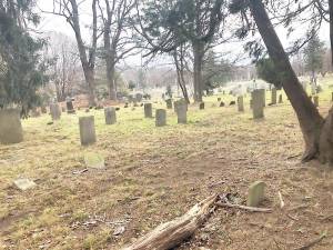 Known locally as The Old Cemetery, the land was given by James Weygant to originally be a family cemetery. The Weygant family was prominent in the history of Orange County dating back to at least the 1800's. In the background can be seen the Cemetery of the Highlands in Highland Mills which is separate from The Old Cemetery. Photos provided by We Are Woodbury.