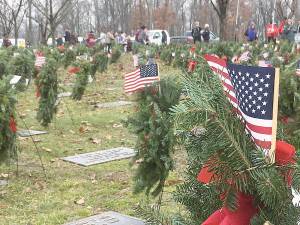 Orange County’s Veterans Memorial Cemetery will once again host a Wreaths Across America (WAA) ceremony on Saturday, Dec. 18. File photo from 2019.