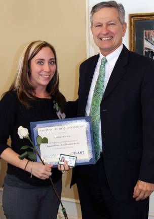 Three Monroe residents receive gerontological nursing certification