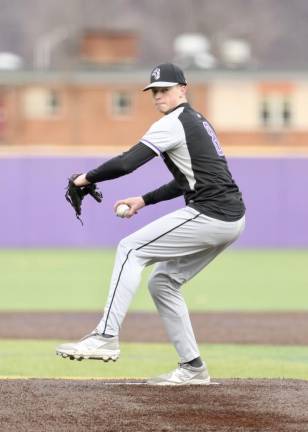 Opening day starter Kyle McDermott picked the victory to start the Crusaders season