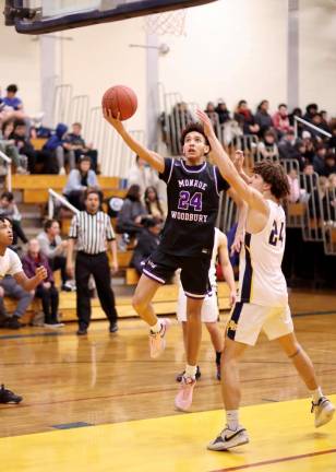 CJ Pearson, #24, scored 26 points in the game.