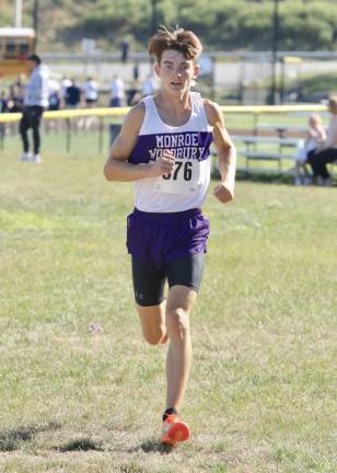 Crusader Collin Catherwood took first place with a time of 12:55.67.