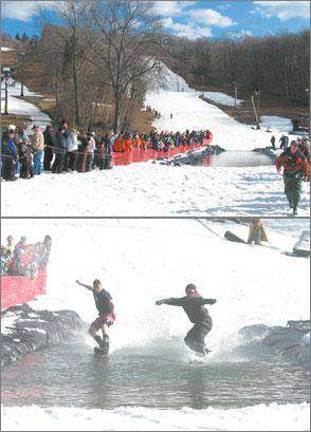 Mt. Peter holds wacky skiing contest