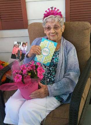 Genevieve Blanche celebrates her centenarian birthday.