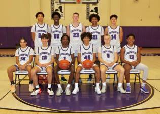The 2023-24 Monroe-Woodbury boys’ varsity basketball team.