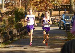 Photo 1-Crusaders, Collin Gilstrap left and Collin Catherwood right finished first and second