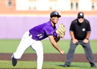 #14, Michael Monda pitched four scoreless innings striking out nine.