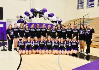 The 2025-2026 Varsity Cheerleading team.