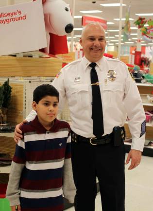 Martin Schwartz getting ready to hit the toy aisle with Lt. Arthur Abbott.