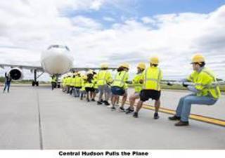 Central Hudson team pulled the plane.