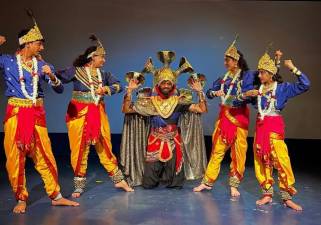 Scenes from the dance drama.