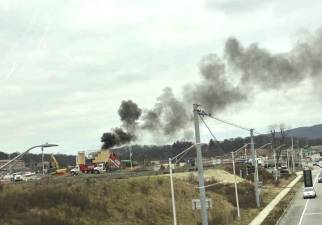 Woodbury firefighters knock out construction site blaze
