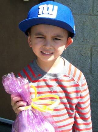 Trevor Sandler, a prize-winner in the 3-4 year-old category.