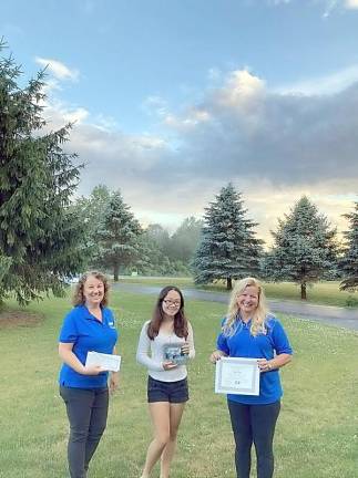 Pictured from left to right are: Roxanne Lopilato, Rumshock Scholarship Treasurer; Vian Tran, 2020 Recipient; and Sue Wilbur, Rumshock Scholarship President and Secretary. Provided photos.