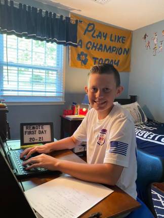 Timothy, 7th grade at Monroe-Woodbury Middle School.