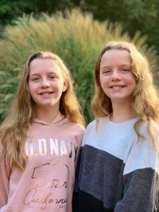 Madison and Julia, 6th grade at Monroe-Woodbury Middle School.