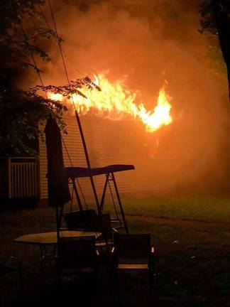 Photo courtesy of Orange and Rockland County Fire Facebook Twelve teenage boys were hopsitalized after an explosion in a bungalow in Monroe.