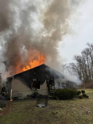 Area fire companies knock out Washingtonville house fire